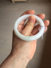Load image into Gallery viewer, 53mm certified 100% natural Type A white/sunny green/red Jadeite jade bangle AE264-8013
