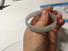 Load image into Gallery viewer, 51.5mm certified Type A 100% Natural icy light green clear white thin style Jadeite jade bangle PH42-9637
