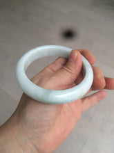 Load image into Gallery viewer, 58.4mm certified Type A 100% Natural light green white Jadeite Jade bangle AF90-2939
