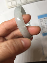 Load image into Gallery viewer, 51.5mm certified Type A 100% Natural icy light green clear white thin style Jadeite jade bangle PH43-9642
