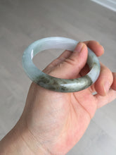 Load image into Gallery viewer, 53mm certified 100% natural Type A light green brown jadeite jade bangle AX133-7691
