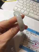 Load image into Gallery viewer, 51.8mm certified Type A 100% Natural light green clear white thin style Jadeite jade bangle PH44-9646
