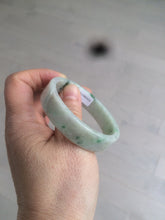 Load image into Gallery viewer, 50.5mm Certified type A 100% Natural sunny green/purple square Jadeite Jade bangle AZ58-7270
