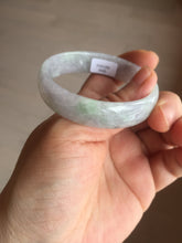 Load image into Gallery viewer, 51.2mm Certified  Type A 100% Natural light green purple jadeite jade bangle AA100-9100
