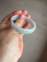 Load image into Gallery viewer, 51.2mm Certified  Type A 100% Natural light green purple jadeite jade bangle AA100-9100
