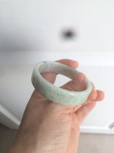 Load image into Gallery viewer, 50.5mm Certified type A 100% Natural sunny green/purple square Jadeite Jade bangle AZ58-7270
