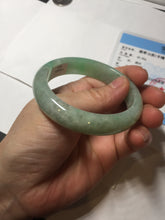 Load image into Gallery viewer, 52.9mm certified 100% natural Type A sunny green  jadeite jade bangle PB163-4653
