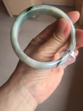 Load image into Gallery viewer, 58.6mm certified type A 100% Natural green/brown/purple/gray (Fu LU SHOU) Jadeite Jade bangle F103
