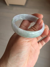 Load image into Gallery viewer, 51.2mm Certified  Type A 100% Natural light green purple jadeite jade bangle AA100-9100

