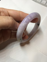 Load image into Gallery viewer, 56mm Certified 100% Natural type A green/light purple carved and golden-painted Jadeite Jade bangle PC70-(8712)
