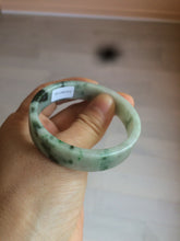 Load image into Gallery viewer, 51.7mm Certified type A 100% Natural sunny green/purple square Jadeite Jade  bangle AZ57-7272
