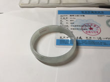 Load image into Gallery viewer, 51.8mm certified Type A 100% Natural light green clear white thin style Jadeite jade bangle PH47-9643
