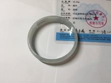 Load image into Gallery viewer, 51.8mm certified Type A 100% Natural light green clear white thin style Jadeite jade bangle PH47-9643
