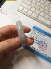 Load image into Gallery viewer, 51.8mm certified Type A 100% Natural light green clear white thin style Jadeite jade bangle PH47-9643
