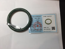 Load image into Gallery viewer, 60.2mm certified 100% Natural dark green/black round cut nephrite (碧玉)  bangle HN173-9134
