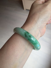 Load image into Gallery viewer, 54.3mm certified 100% natural Type A sunny green  jadeite jade bangle PB164-4654
