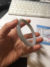Load image into Gallery viewer, 55.2mm certified 100% natural Type A light green yellow purple round cut jadeite jade bangle PA235-9860

