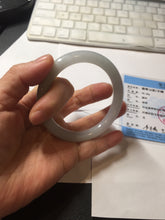 Load image into Gallery viewer, 55.2mm certified 100% natural Type A light green yellow purple round cut jadeite jade bangle PA235-9860
