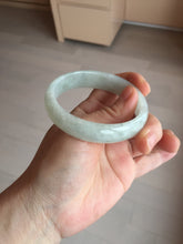 Load image into Gallery viewer, 51mm Certified Type A 100% Natural icy light green oval jadeite jade bangle BK94-7735
