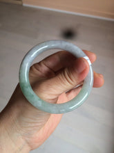 Load image into Gallery viewer, 50.8mm Certified Type A 100% Natural light green/purple/yellow(FU LU SHOU) round cut Jadeite Jade bangle Z135-2803
