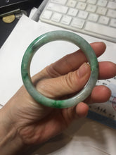 Load image into Gallery viewer, 54mm certified 100% natural Type A sunny green jadeite jade bangle PB165-4664
