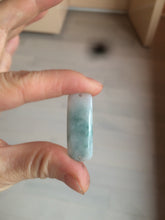 Load image into Gallery viewer, 100% natural type A icy watery light green white jadeite jade rectangle bead/craft supplies BG9
