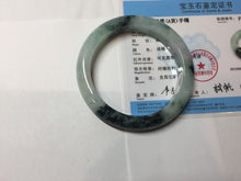 Load image into Gallery viewer, 59.6mm certified Type A 100% Natural light green purple Jadeite bangle PJ130-7293
