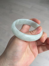 Load image into Gallery viewer, 51mm Certified Type A 100% Natural icy light green oval jadeite jade bangle BK94-7735
