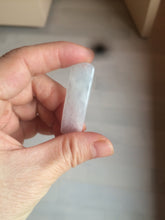 Load image into Gallery viewer, 100% natural type A icy watery light green white jadeite jade rectangle bead/craft supplies BG9
