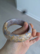 Load image into Gallery viewer, 57.8mm 100% natural red/orange/purple/pink chubby Sardonyx(战国红) bangle SY72
