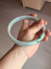 Load image into Gallery viewer, 80mm certified Type A 100% Natural synny green purple yellow(FU LU SHOU 福禄寿) plus size Jadeite Jade bangle BG212-5428
