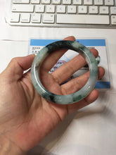 Load image into Gallery viewer, 59.6mm certified Type A 100% Natural light green purple Jadeite bangle PJ130-7293
