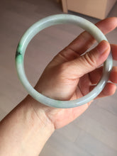 Load image into Gallery viewer, 80mm certified Type A 100% Natural synny green purple yellow(FU LU SHOU 福禄寿) plus size Jadeite Jade bangle BG212-5428
