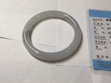 Load image into Gallery viewer, 55mm certified 100% natural Type A light green purple white round cut jadeite jade bangle PA237-9872
