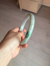 Load image into Gallery viewer, Etsy 已经列 80mm certified Type A 100% Natural sunny green purple yellow(FU LU SHOU 福禄寿) plus size Jadeite Jade bangle BG212-5428
