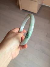 Load image into Gallery viewer, 80mm certified Type A 100% Natural synny green purple yellow(FU LU SHOU 福禄寿) plus size Jadeite Jade bangle BG212-5428
