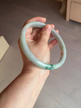 Load image into Gallery viewer, 80mm certified Type A 100% Natural synny green purple yellow(FU LU SHOU 福禄寿) plus size Jadeite Jade bangle BG212-5428
