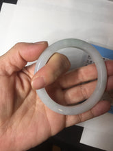 Load image into Gallery viewer, 54.6mm Certified 100% natural Type A white/green/purple jadeite jade bangle AM33-0255
