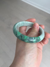 Load image into Gallery viewer, Shopify only. 56.5mm certified 100% natural type A dark green sunny green jadeite jade bangle BH82-8224
