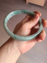 Load image into Gallery viewer, 80mm certified Type A 100% Natural light green plus size Jadeite Jade bangle BG211-5427
