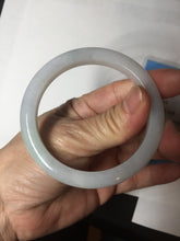 Load image into Gallery viewer, 54.6mm Certified 100% natural Type A white/green/purple jadeite jade bangle AM33-0255

