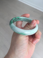 Load image into Gallery viewer, Shopify only. 56.5mm certified 100% natural type A dark green sunny green jadeite jade bangle BH82-8224

