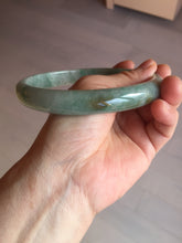 Load image into Gallery viewer, 80mm certified Type A 100% Natural light green plus size Jadeite Jade bangle BG211-5427
