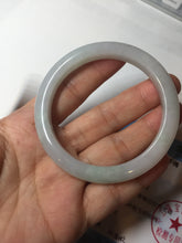 Load image into Gallery viewer, 54.6mm Certified 100% natural Type A white/green/purple jadeite jade bangle AM33-0255
