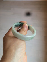 Load image into Gallery viewer, 51.7mm Certified type A 100% Natural sunny green/purple square Jadeite Jade  bangle AZ55-7273
