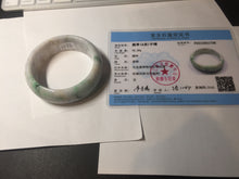 Load image into Gallery viewer, 54mm Certified type A 100% Natural sunny green/purple/yellow(Fu LU SHOU) Jadeite bangle BN61-1736
