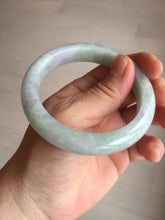 Load image into Gallery viewer, 55.5mm certified 100% natural Type A green purple red round cut jadeite jade bangle AA96-9152
