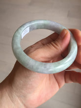 Load image into Gallery viewer, 55.5mm certified 100% natural Type A green purple red round cut jadeite jade bangle AA96-9152
