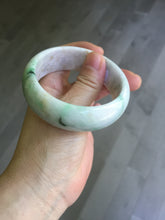 Load image into Gallery viewer, 54mm Certified type A 100% Natural sunny green/purple/yellow(Fu LU SHOU) Jadeite bangle BN61-1736
