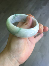 Load image into Gallery viewer, 54mm Certified type A 100% Natural sunny green/purple/yellow(Fu LU SHOU) Jadeite bangle BN61-1736
